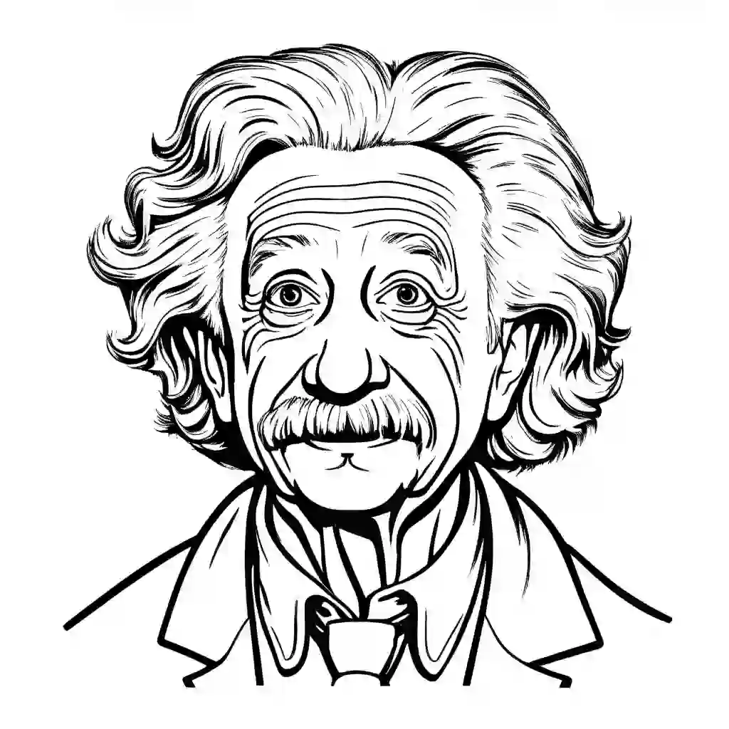 Einstein's Theory of Relativity coloring pages